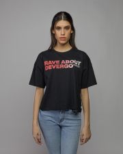 BLACK WOMEN'S SHORT SLEEVE T-SHIRT