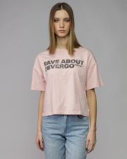 RÓZSASZÍN NŐI RÖVID UJJÚ PÓLÓ