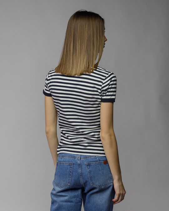 BLUE WOMEN'S SHORT SLEEVE T-SHIRT 2D26SS4530SS0105