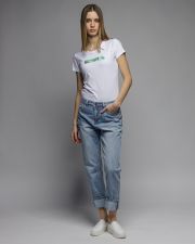 FEHÉR NŐI RÖVID UJJÚ PÓLÓ