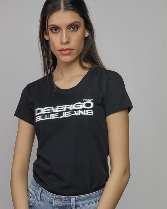 FEKETE NŐI RÖVID UJJÚ PÓLÓ 2D26SS4549SS0105