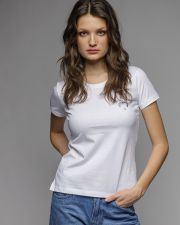 WHITE WOMEN'S SHORT SLEEVE T-SHIRT