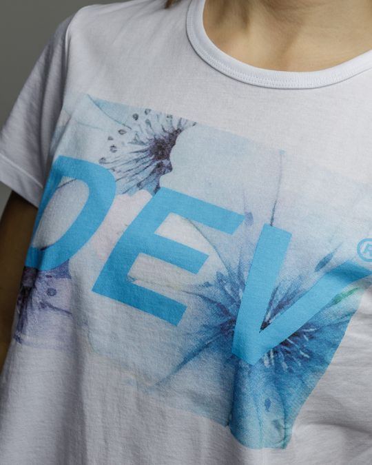 WHITE WOMEN'S SHORT SLEEVE T-SHIRT 2D26SS4540SS0105