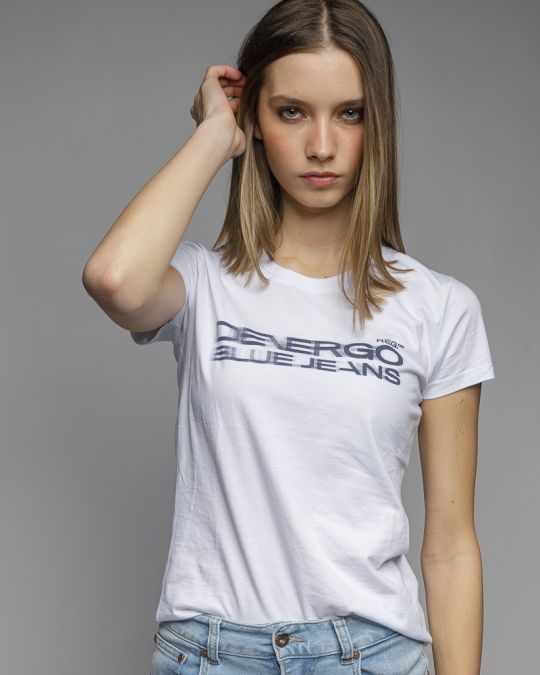 FEHÉR NŐI RÖVID UJJÚ PÓLÓ 2D26SS4549SS0105