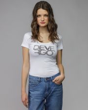 FEHÉR NŐI RÖVID UJJÚ PÓLÓ