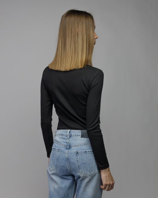 FEKETE NŐI HOSSZÚ UJJÚ PÓLÓ 2D26SS4550LS3305