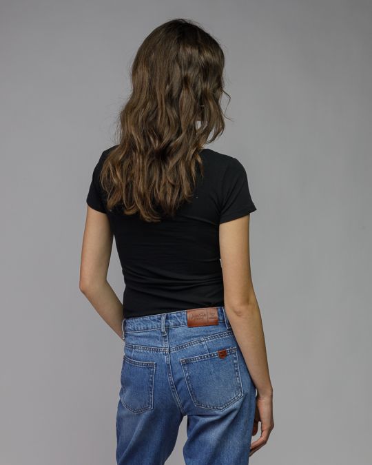 FEKETE NŐI RÖVID UJJÚ PÓLÓ 2D26SS4552SS0205