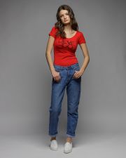 PIROS NŐI RÖVID UJJÚ PÓLÓ