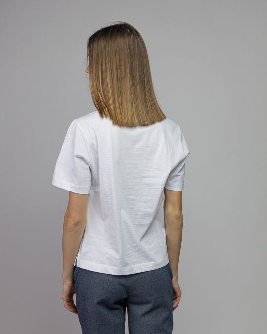 FEHÉR NŐI RÖVID UJJÚ PÓLÓ 2D26SS4527SS0105