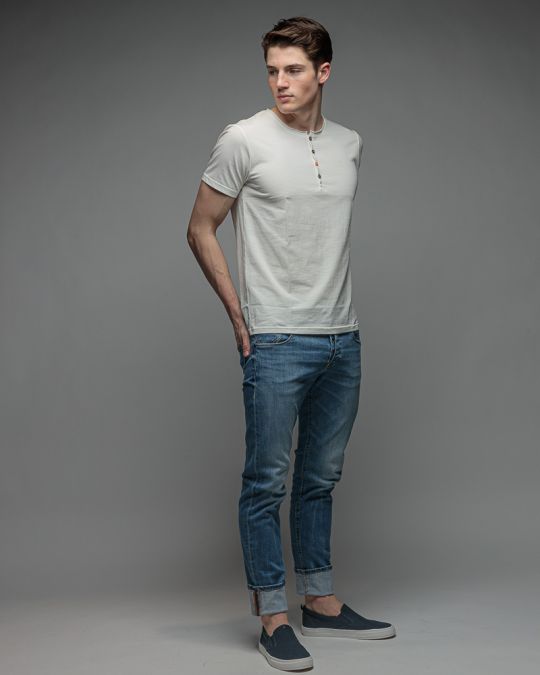 FEHÉR MEN'S SHORT SLEEVE T-SHIRT 1D26SS4019SS0105