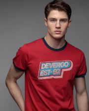 RED MEN'S SHORT SLEEVE T-SHIRT