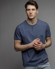 BLUE MEN'S SHORT SLEEVE T-SHIRT