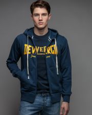 KÉK FÉRFI CIPZÁRAS PULÓVER