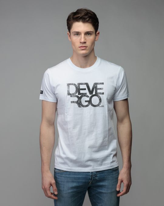 WHITE MEN'S SHORT SLEEVE T-SHIRT 1D26SS4033SS0105