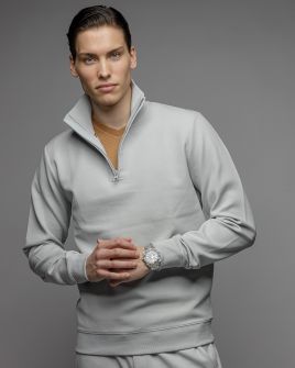 GREY MEN'S SWEATSHIRT 1D26SS4093LS0701