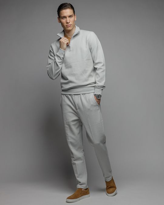 SZÜRKE FÉRFI PULÓVER 1D26SS4093LS0701