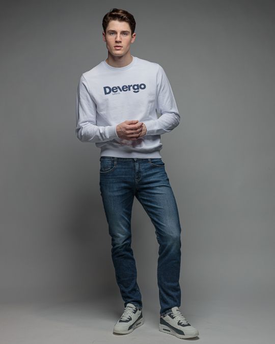 FEHÉR FÉRFI PULÓVER 1D26SS4094LS0705