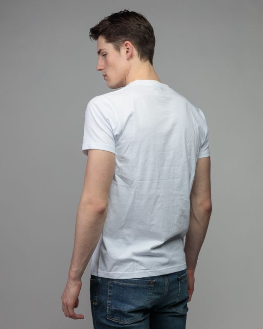 WHITE MEN'S SHORT SLEEVE T-SHIRT 1D26SS4038SS0105