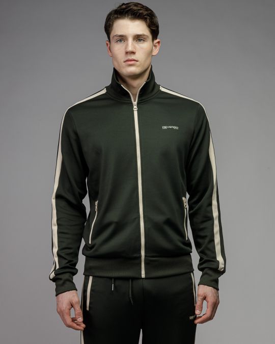 KHAKI FÉRFI CIPZÁRAS PULÓVER 1D26SS4081KA0701