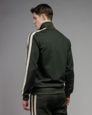 KHAKI FÉRFI CIPZÁRAS PULÓVER