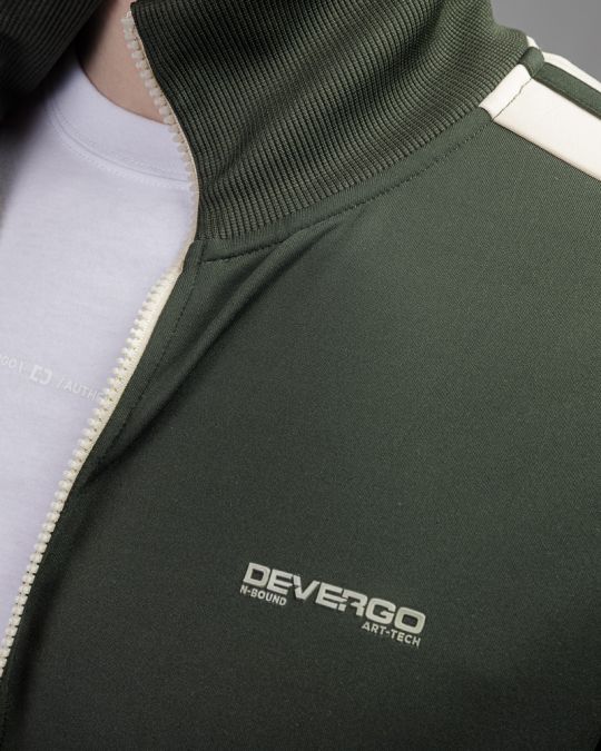 KHAKI FÉRFI CIPZÁRAS PULÓVER 1D26SS4081KA0701