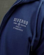 KÉK FÉRFI CIPZÁRAS PULÓVER