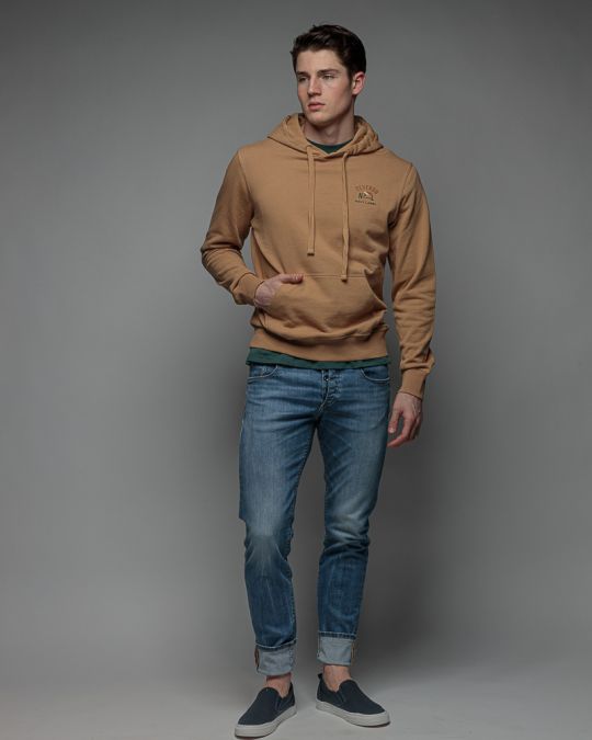 BARNA FÉRFI PULÓVER 1D26SS4089LS0705