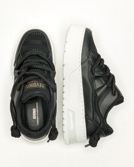 FEKETE NŐI SNEAKER  - BUND DE26SS5517PU UL