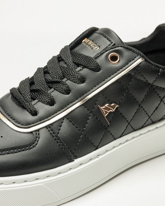 FEKETE NŐI SNEAKER  - LAURA DE26SS5518PU UL