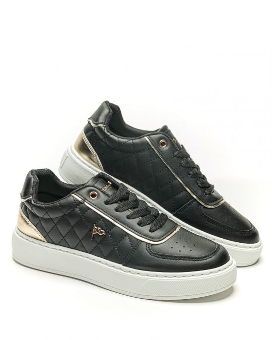 FEKETE NŐI SNEAKER  - LAURA DE26SS5518PU UL