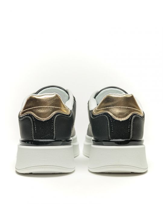 FEKETE NŐI SNEAKER  - LEONI DE26SS5531PU UL
