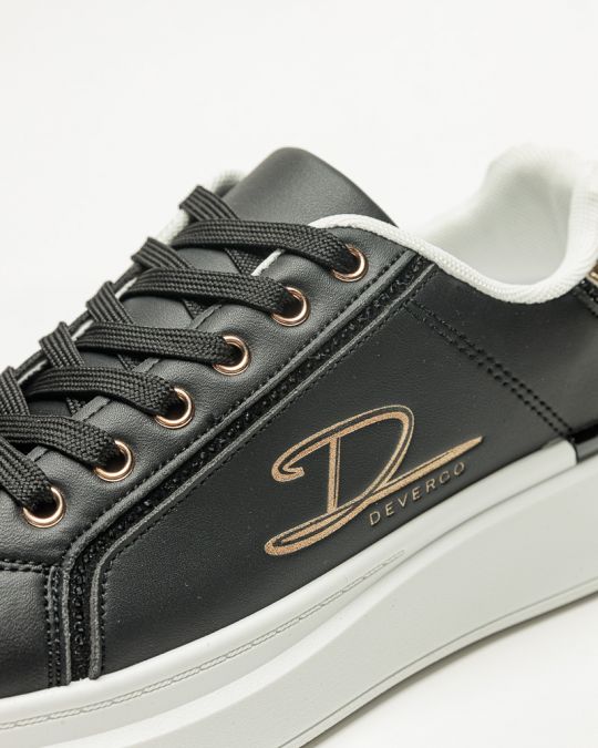 FEKETE NŐI SNEAKER  - LEONI DE26SS5531PU UL