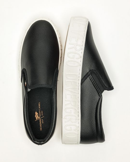 BLACK WOMEN'S BALLERINA  - HELIA PU DE26SS3515PU KD