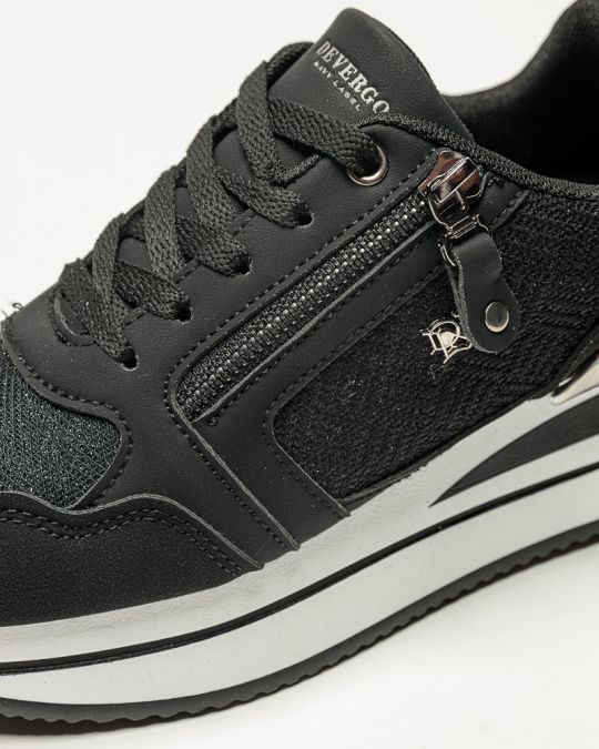 FEKETE NŐI SNEAKER  - PEARL DE26SS3520PU UL