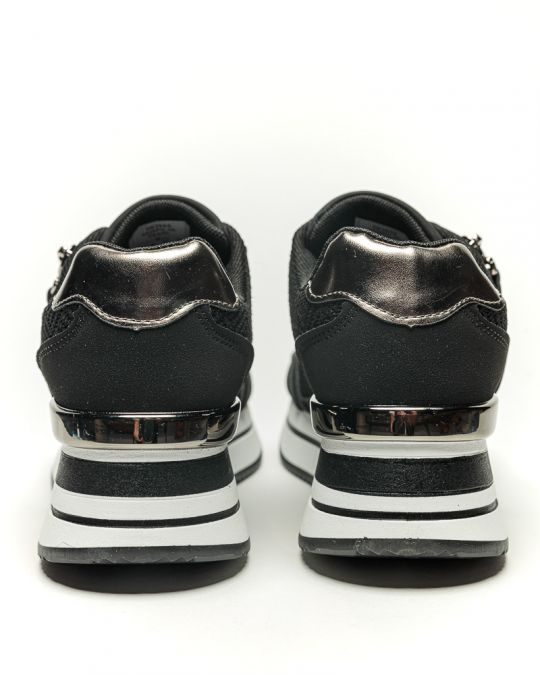 FEKETE NŐI SNEAKER  - PEARL DE26SS3520PU UL