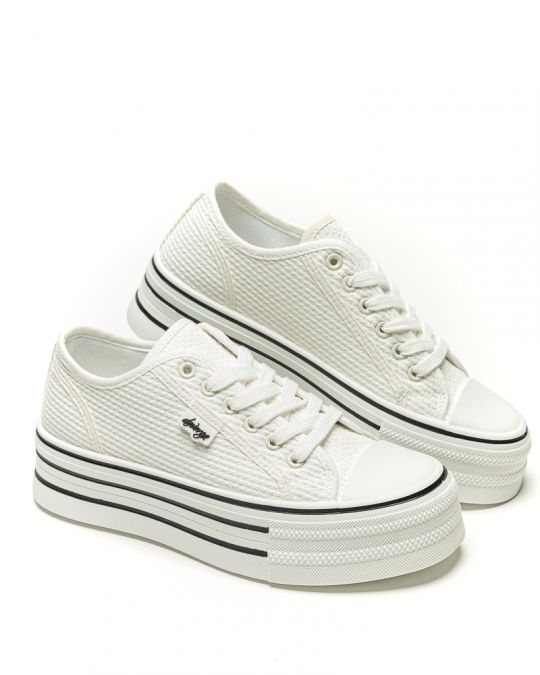FEHÉR NŐI SNEAKER  - NILLA DE26SS5530CA UL