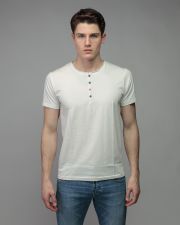 WHITE MEN'S SHORT SLEEVE T-SHIRT