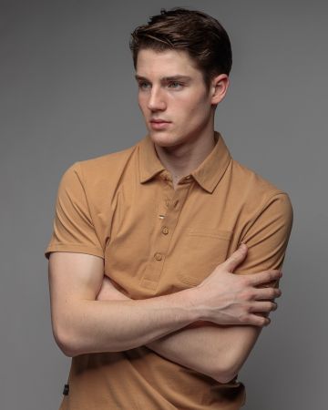 BROWN FÉRFI RÖVID UJJÚ GALLÉROS PÓLÓ 1D26SS4074SS0105