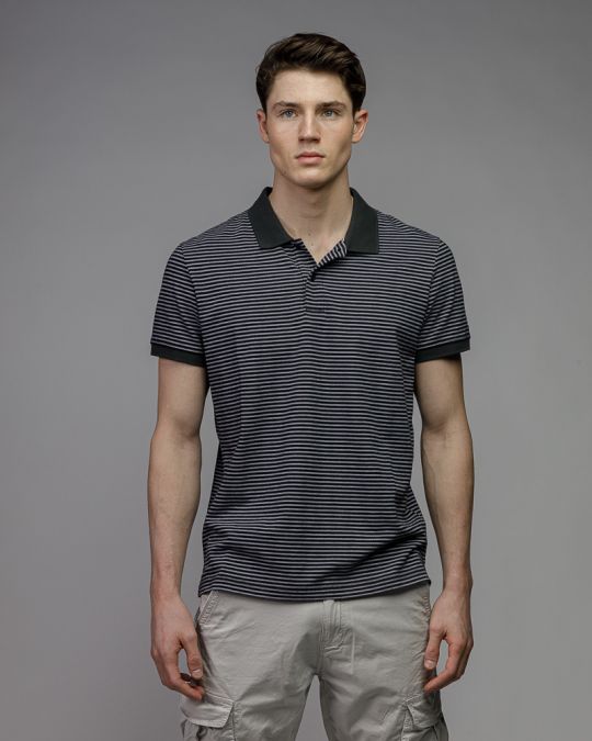 BLACK FÉRFI RÖVID UJJÚ GALLÉROS PÓLÓ 1D26SS4078SS0105