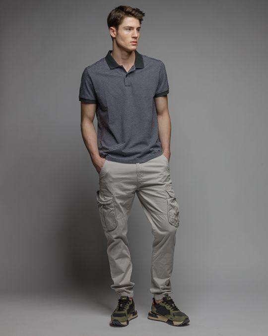 BLACK FÉRFI RÖVID UJJÚ GALLÉROS PÓLÓ 1D26SS4078SS0105