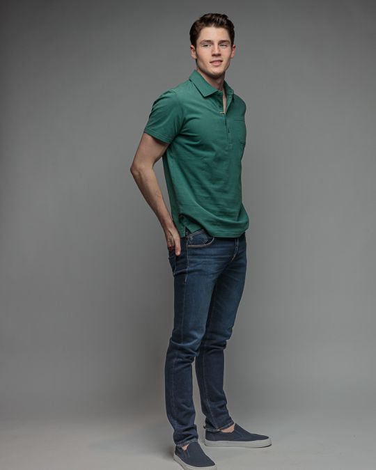 PETROL FÉRFI RÖVID UJJÚ GALLÉROS PÓLÓ 1D26SS4074SS0105