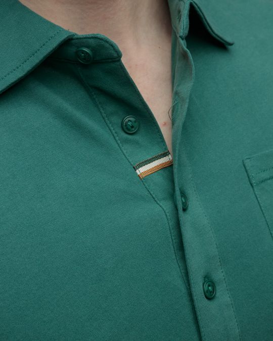 PETROL FÉRFI RÖVID UJJÚ GALLÉROS PÓLÓ 1D26SS4074SS0105