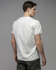 WHITE MEN'S SHORT SLEEVE T-SHIRT