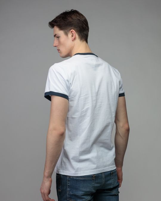 WHITE MEN'S SHORT SLEEVE T-SHIRT 1D26SS4024SS0105