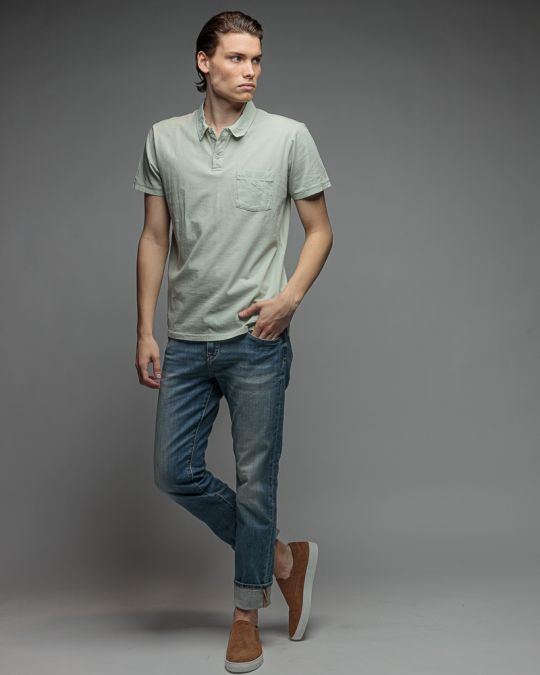 GREEN MEN'S SHORT SLEEVE T-SHIRT 1D26SS4025SS0106