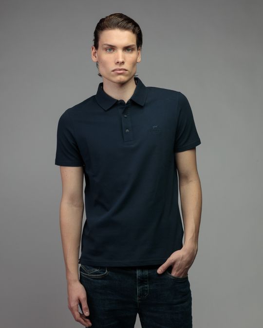 BLUE MEN'S SHORT SLEEVE POLO SHIRT 1D26SS4026SS2405