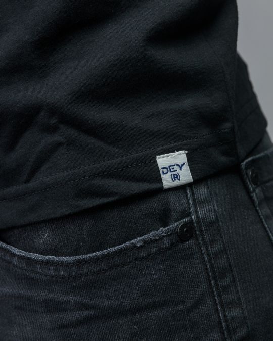 FEKETE FÉRFI RÖVID UJJÚ PÓLÓ 1D26SS4034SS0105