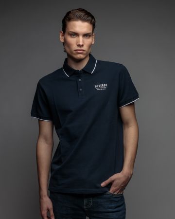 BLUE MEN'S SHORT SLEEVE T-SHIRT 1D26SS4075SS0105