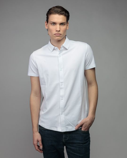 WHITE MEN'S SHIRT 1D26SS5008SS2405