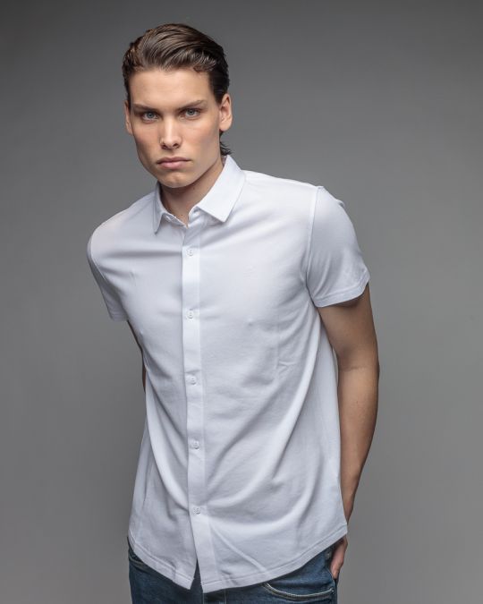 WHITE MEN'S SHIRT 1D26SS5008SS2405
